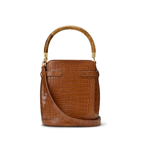 The Ralph Alligator Small Bucket Bag