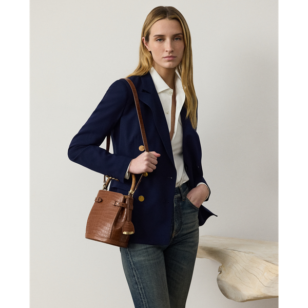 The Ralph Alligator Small Bucket Bag