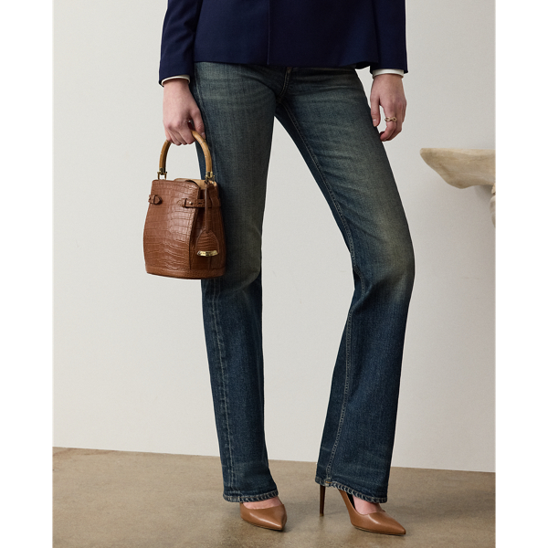 The Ralph Alligator Small Bucket Bag