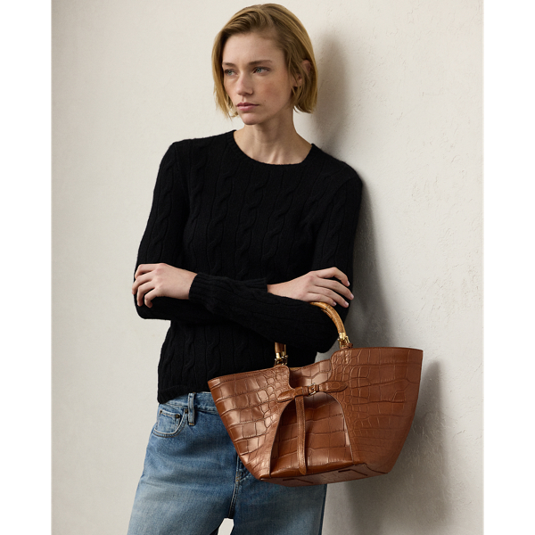 The Ralph アリゲーター トート | ラルフ ローレン公式