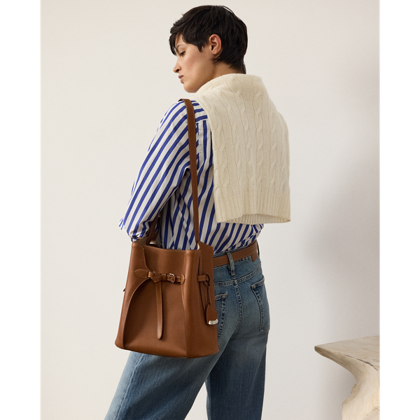 The Ralph カーフスキン バケット バッグ | ラルフ ローレン公式