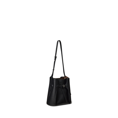 Женская сумка Ralph Lauren The Ralph Calfskin Bucket, цвет: Чёрный