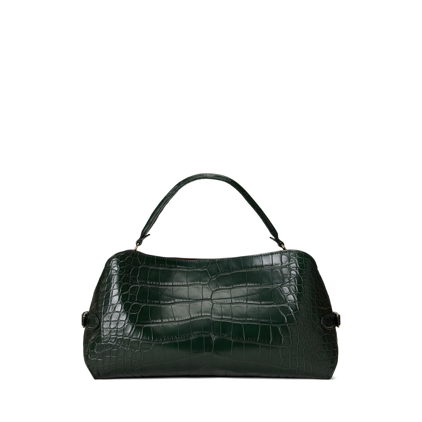 Женская сумка Ralph Lauren The Ralph Alligator Shoulder, цвет: Зелёный — фото 2