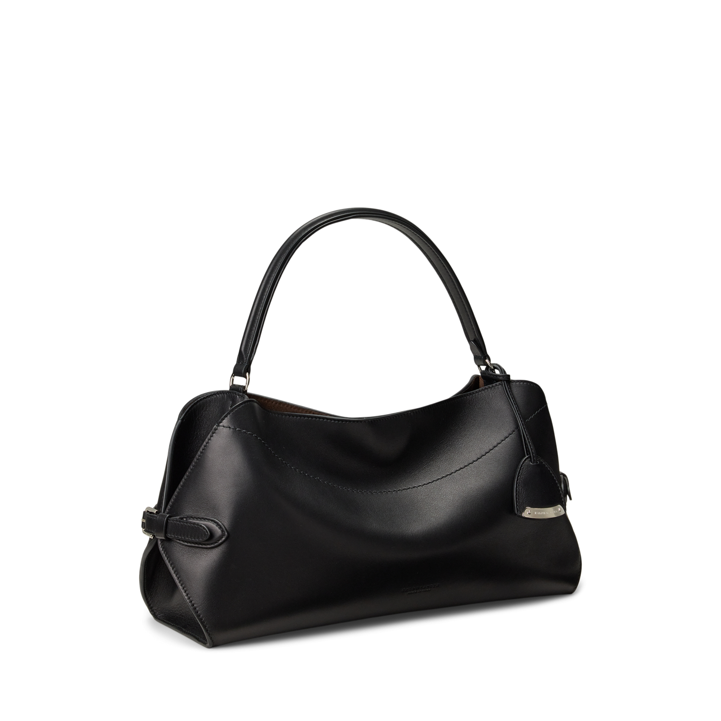Женская сумка Ralph Lauren The Ralph Calfskin Shoulder, цвет: Чёрный — фото 1