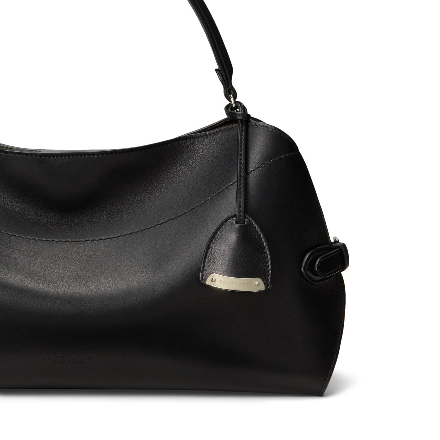 Женская сумка Ralph Lauren The Ralph Calfskin Shoulder, цвет: Чёрный — фото 4