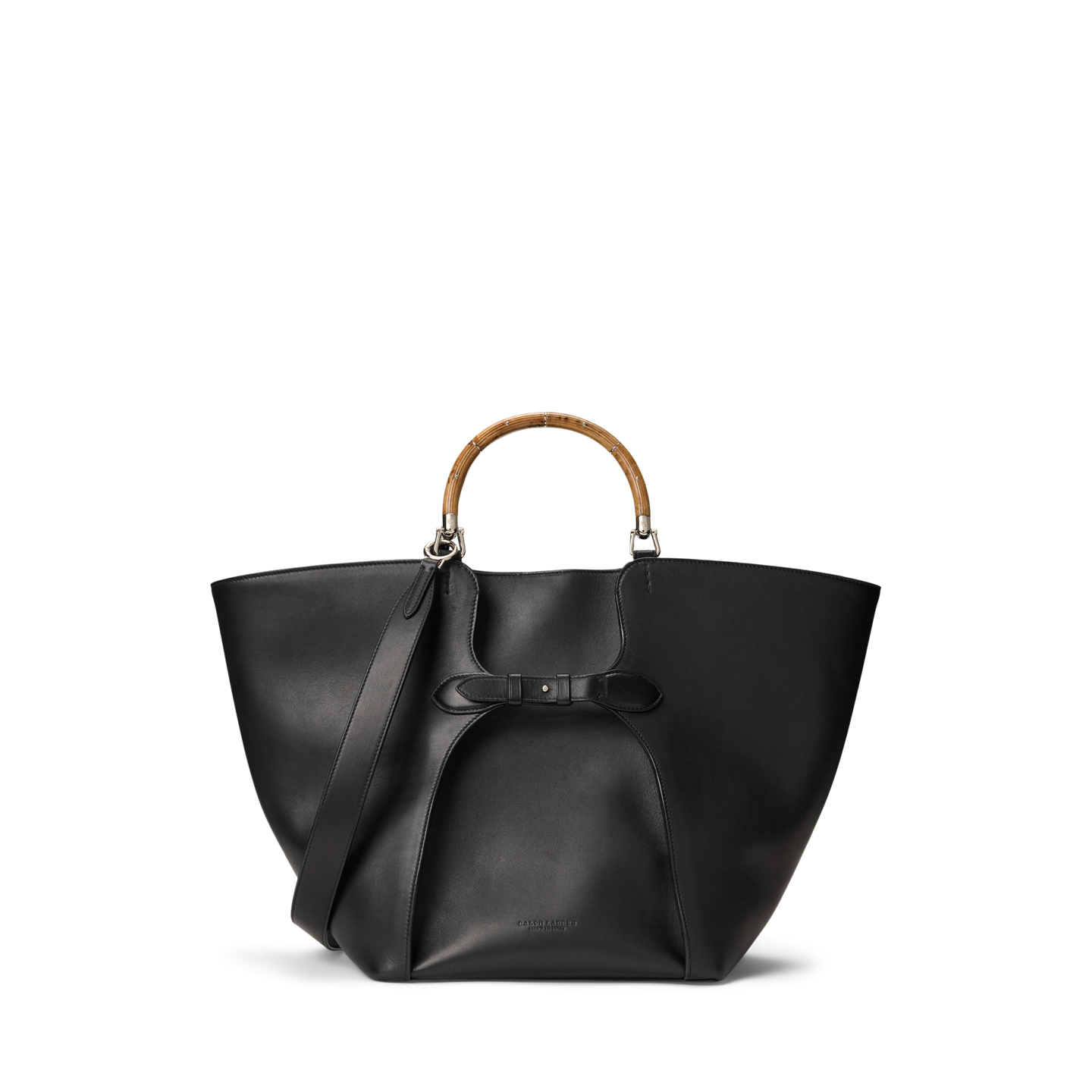 Женская сумка Ralph Lauren The Ralph Calfskin Large Tote, цвет: Чёрный — фото 2