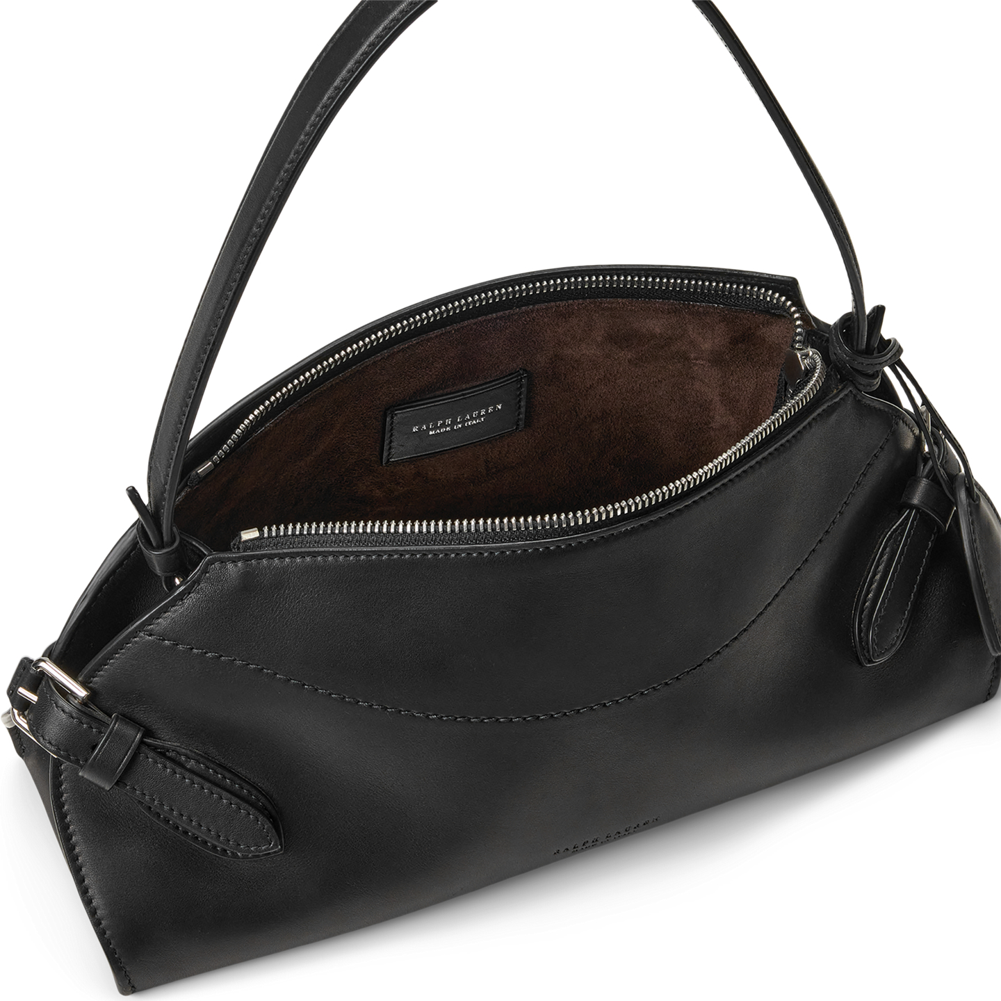 Женская сумка Ralph Lauren The Ralph Calfskin Small Shoulder, цвет: Чёрный — фото 2
