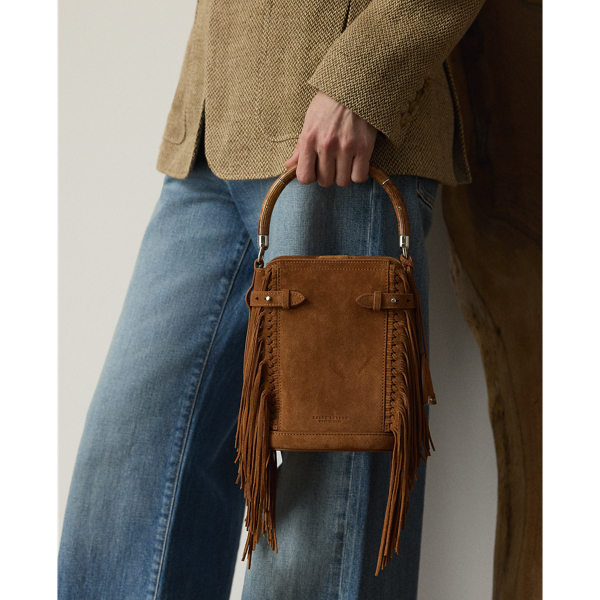 The Ralph Calf-Suede Small Bucket Bag