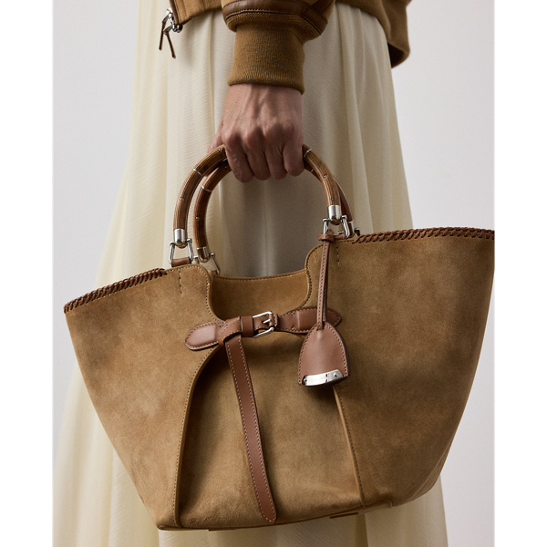 （US発）LAUREN RALPH LAUREN リース バケットバッグ セール】 レザー ミディアム Witley バケット バッグ