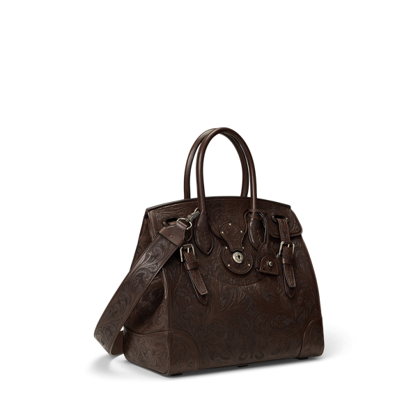 Soft Ricky 33 Hand-Tooled Vachetta Bag