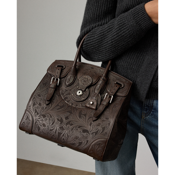 Soft Ricky 33 Hand-Tooled Vachetta Bag