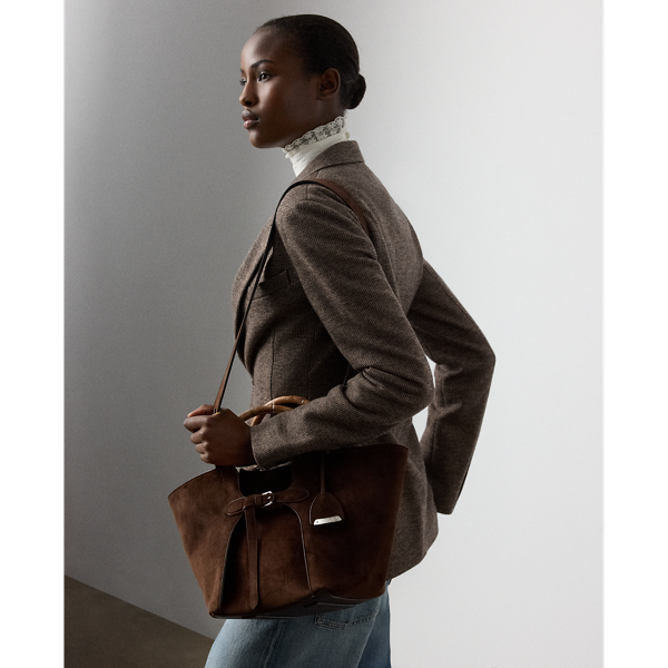 The Ralph Calf-Suede Tote