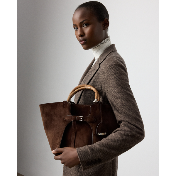 The Ralph Calf-Suede Tote