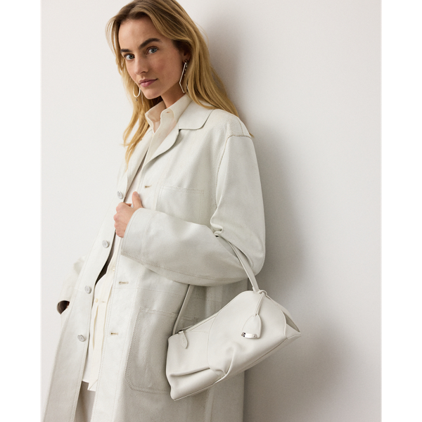 White The Ralph Small Floral Shoulder Bag Ralph Lauren Collection 7