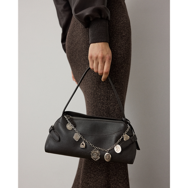 Chocolate The Ralph Goatskin Small Shoulder Bag Ralph Lauren Collection 7