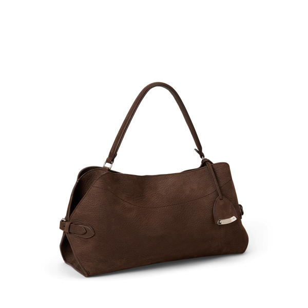 The Ralph Nubuck Pebbled Shoulder Bag