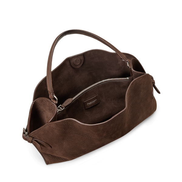 The Ralph Nubuck Pebbled Shoulder Bag
