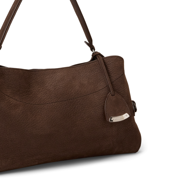 The Ralph Nubuck Pebbled Shoulder Bag