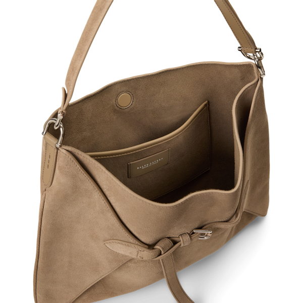 The Ralph Calf-Suede Slim Tote