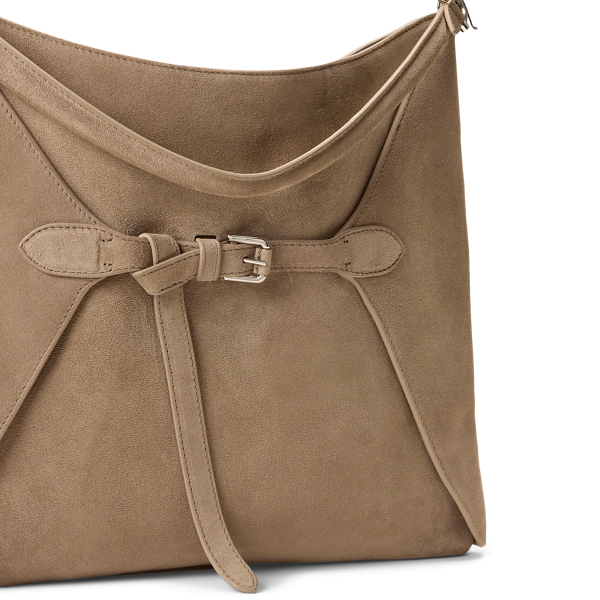 The Ralph Calf-Suede Slim Tote