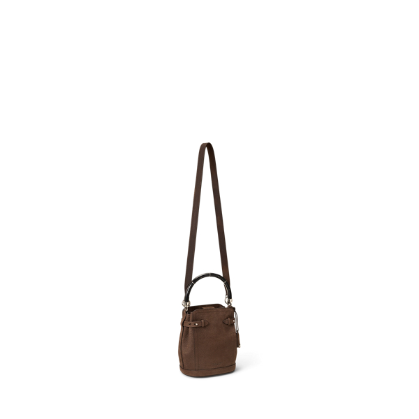 Luggage Brown The Ralph Nubuck Small Bucket Bag Ralph Lauren Collection 3