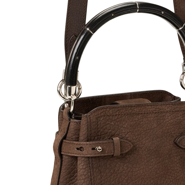 Luggage Brown The Ralph Nubuck Small Bucket Bag Ralph Lauren Collection 6