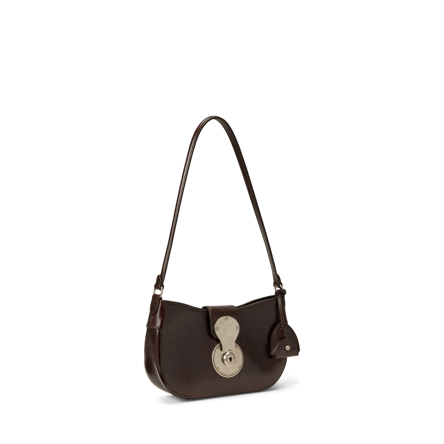 Женская сумка Ralph Lauren Ricky Washed Calfskin Small Shoulder, цвет: Светло-коричневый — фото 1