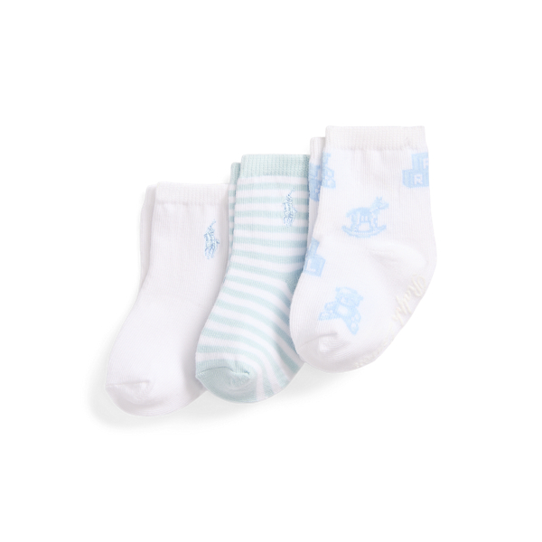 ☆RALPH LAUREN☆Riviera Toile Cotton Overall & Hat 3m~24m Riviera Toile Cotton Overall & Hat Set