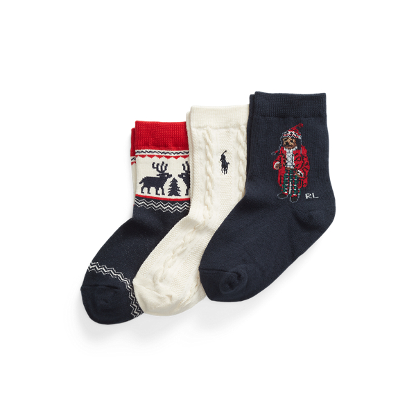 Tre paia di calze Polo Bear
