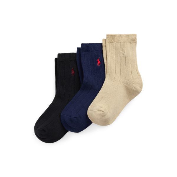 Rib-knit Crew Sock 3-Pack 
