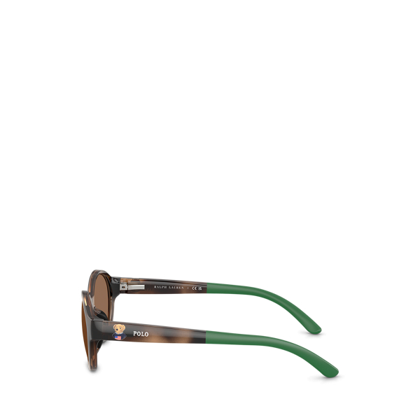 Shiny Dark Havana Color Shop Polo Bear Sunglasses Boys 2-7/Girls 2-6x 3