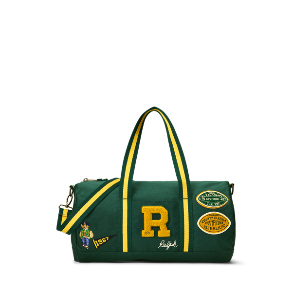 Letterman Patch Canvas Duffel