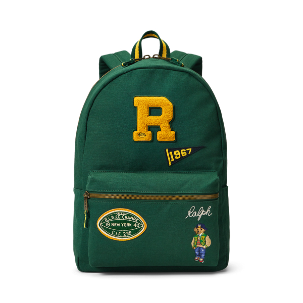 Polo Bear Canvas Backpack