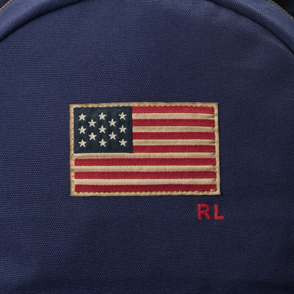 Newport Navy Flag Canvas Backpack Boys for fall 6