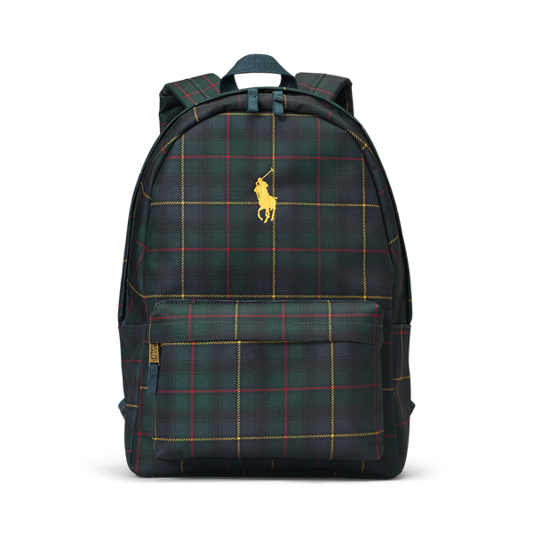 Plaid Big Pony Backpack