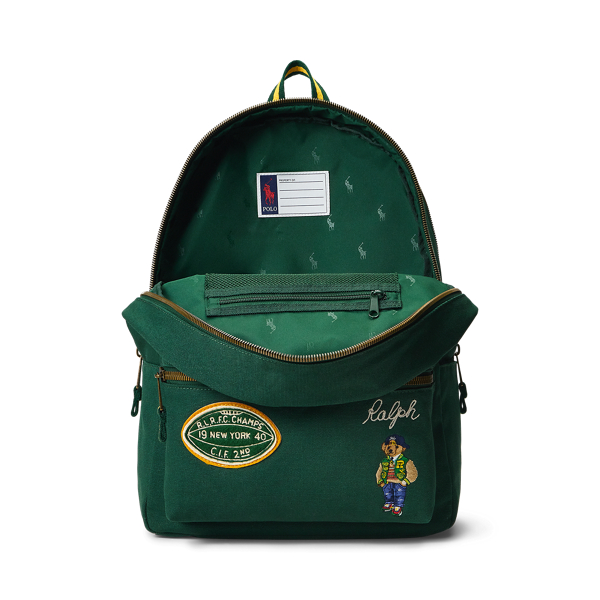 Polo Bear Canvas Backpack