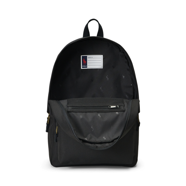Black Polo Pony Backpack BOYS 6-14/GIRLS 7-14 5