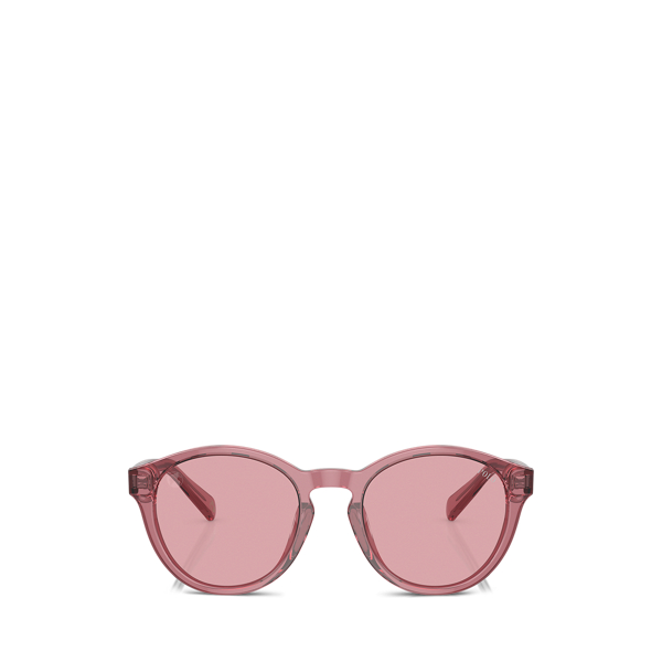 Shiny Transparent Rose Color Shop Sunglasses Girls 2