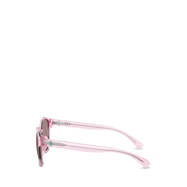 Shiny Transparent Pink Color Shop Sunglasses Girls 7-16 3