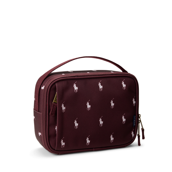 Rich Ruby Polo Pony Lunch Tote Boys 8-20 2