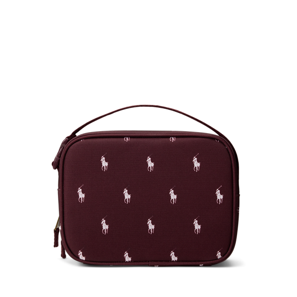 Rich Ruby Polo Pony Lunch Tote Boys 8-20 3