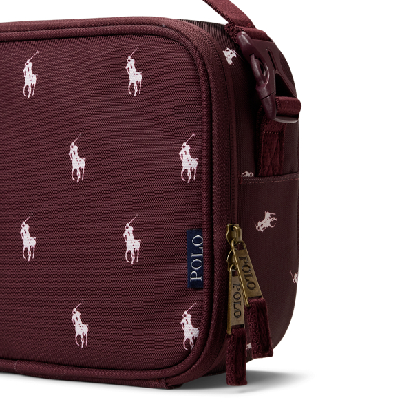 Rich Ruby Polo Pony Lunch Tote Boys 8-20 5