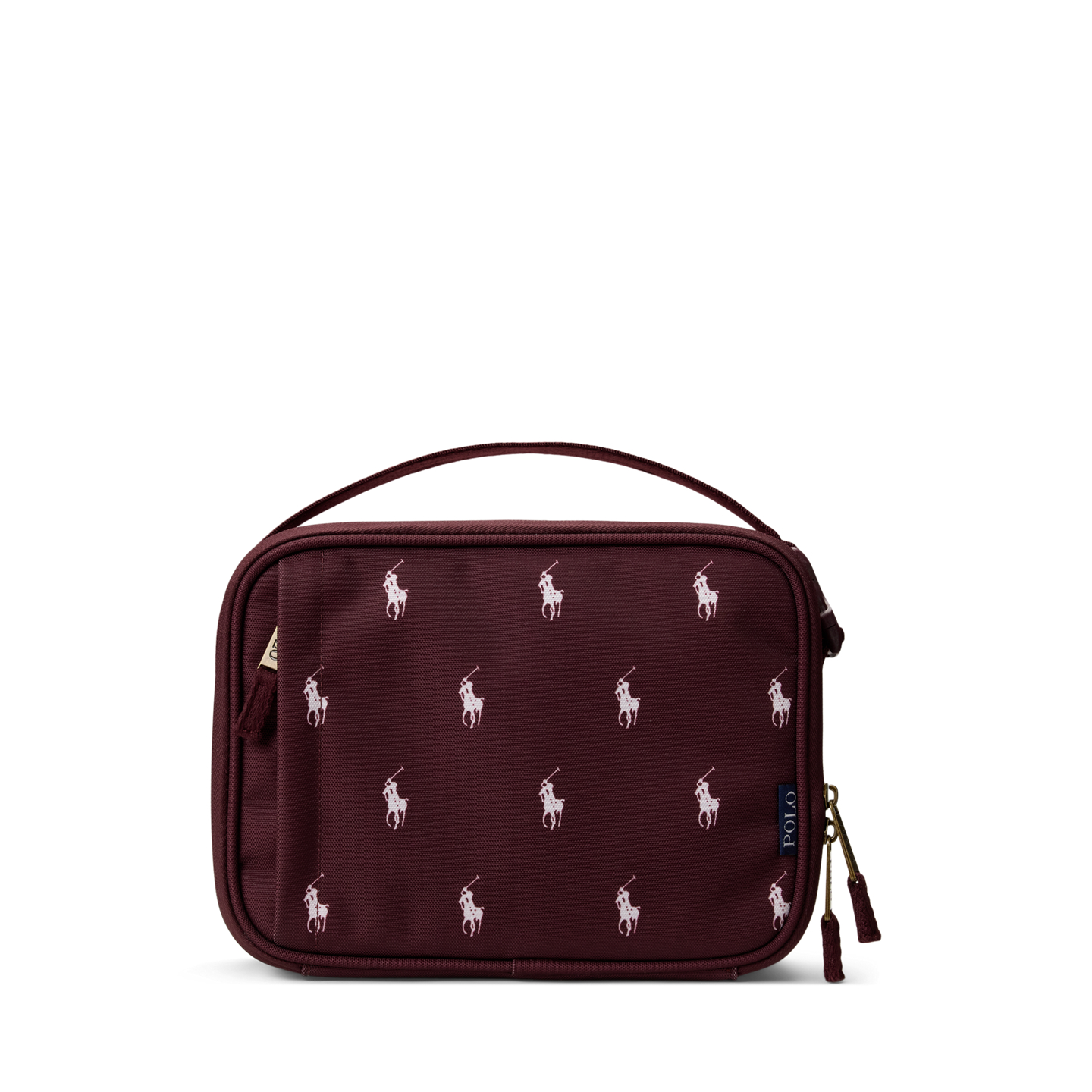 Детские сумки Ralph Lauren Polo Pony Lunch Tote, цвет: Насыщенный рубиновый — фото 4