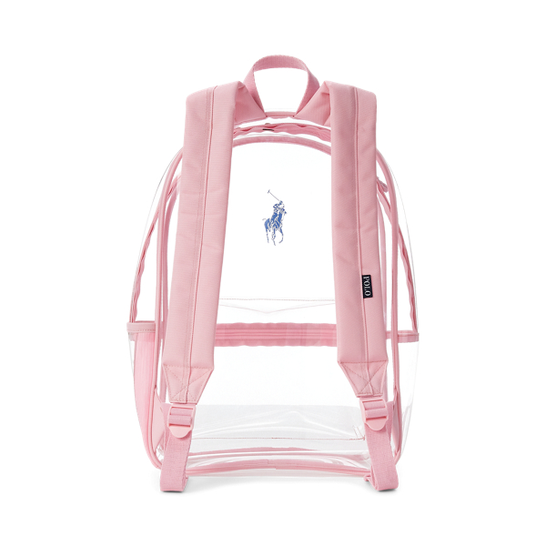 Carmel Pink Big Pony Clear Backpack Girls for back to school, for fall 4