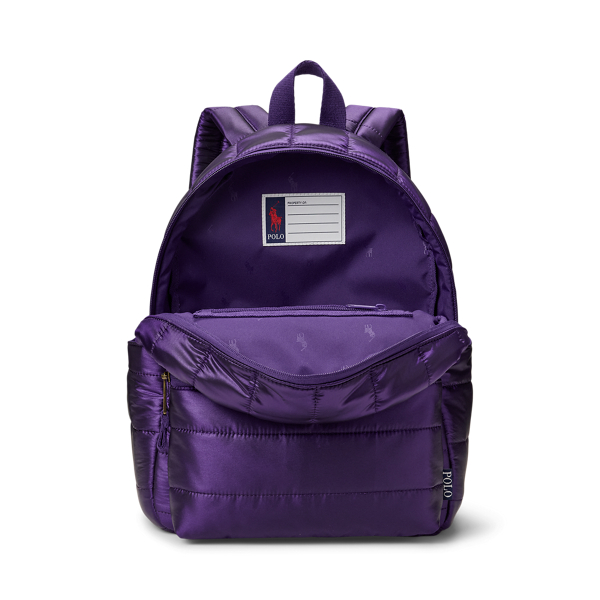 Quilted Metallic Backpack