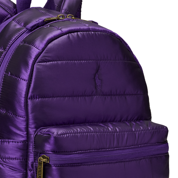 Quilted Metallic Backpack display picture 1