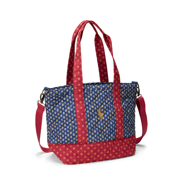 Print Cotton Poplin Tote 