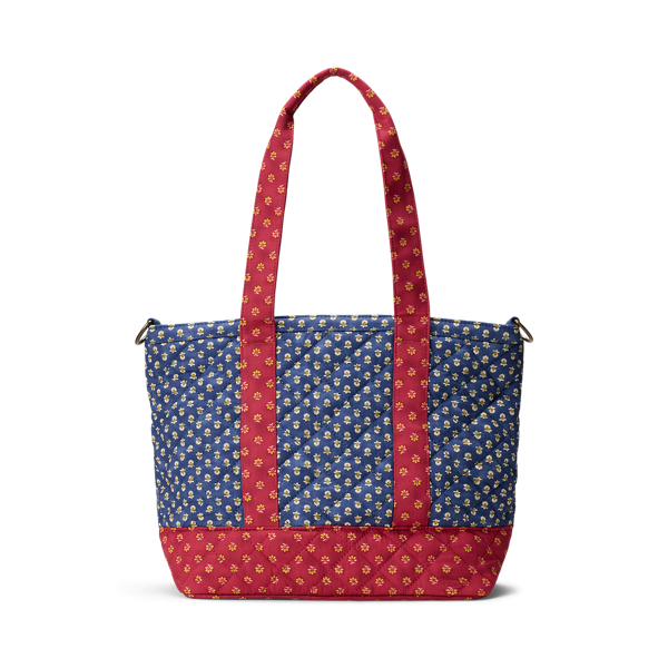 Print Cotton Poplin Tote 