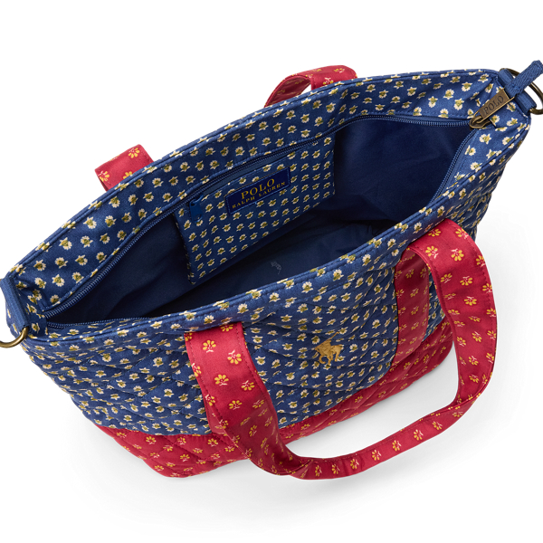 Print Cotton Poplin Tote 