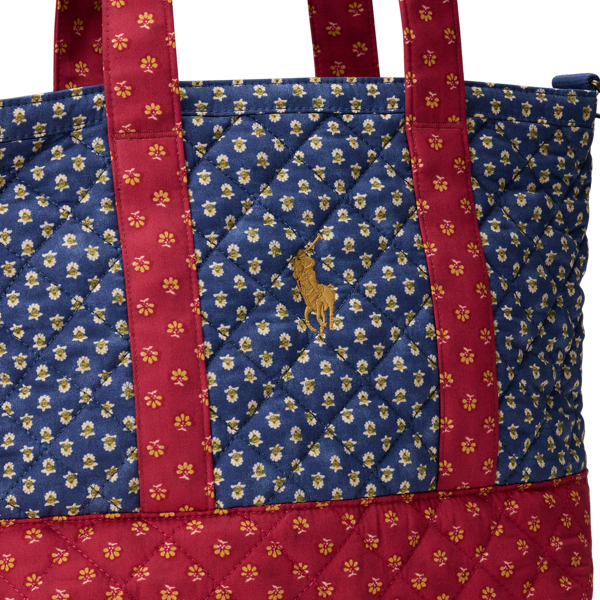 Print Cotton Poplin Tote 